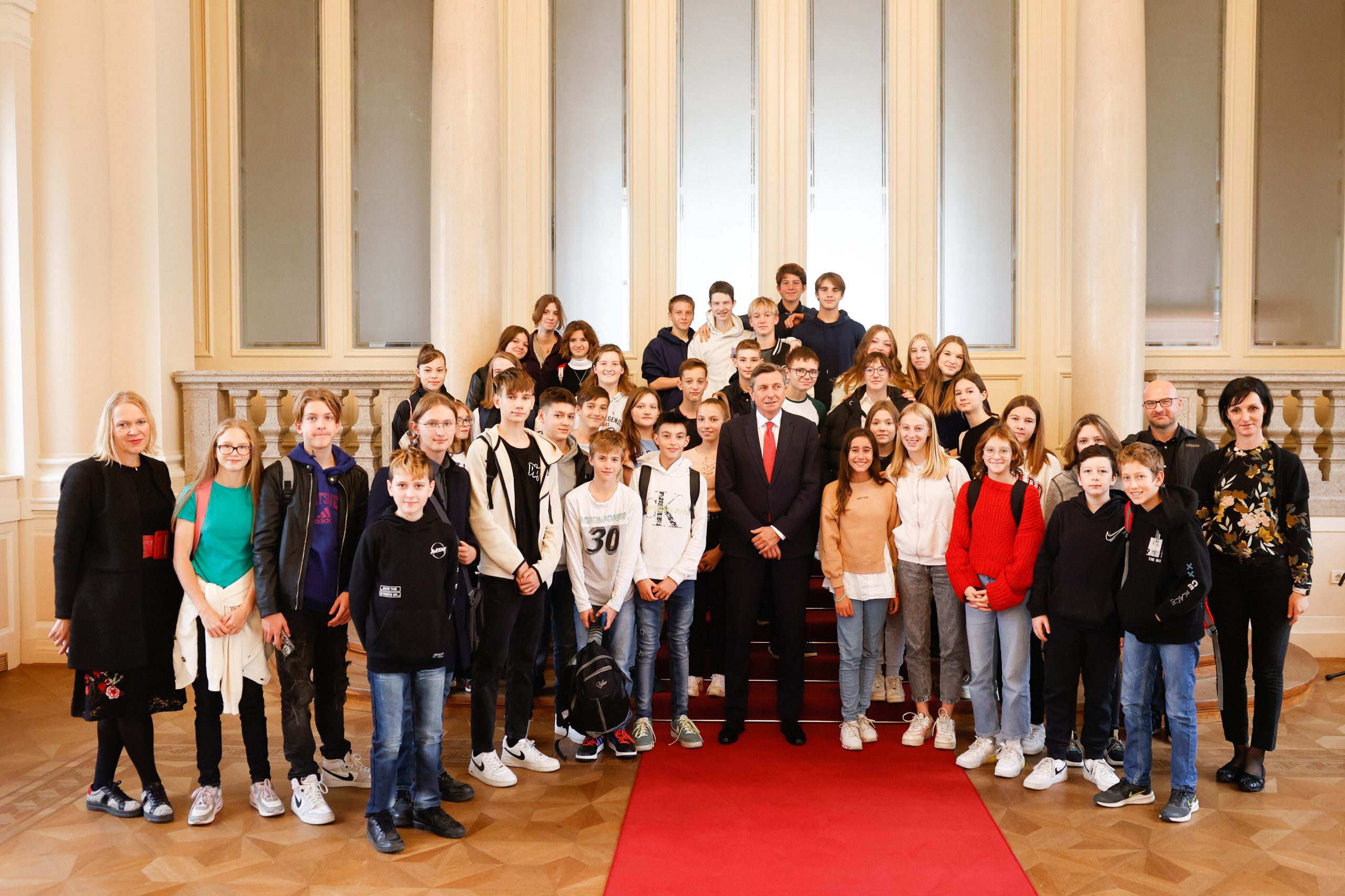 Obisk Palače in srečanje s predsednikom Borutom Pahorjem
