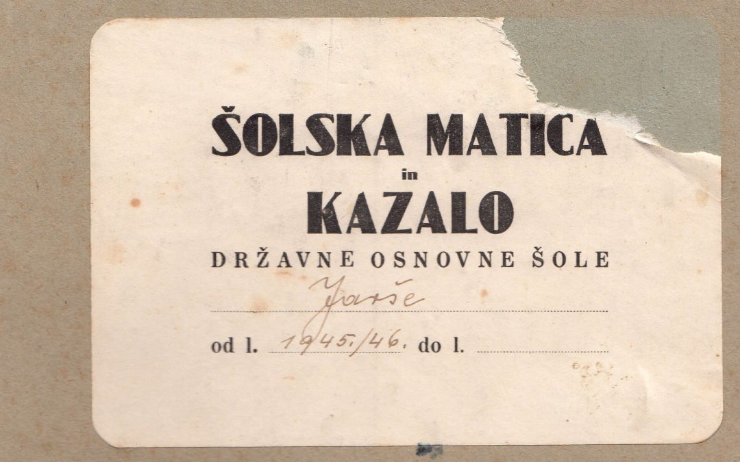 Kaj nam pove knjiga o učencih iz šolskega leta 1945/1946?