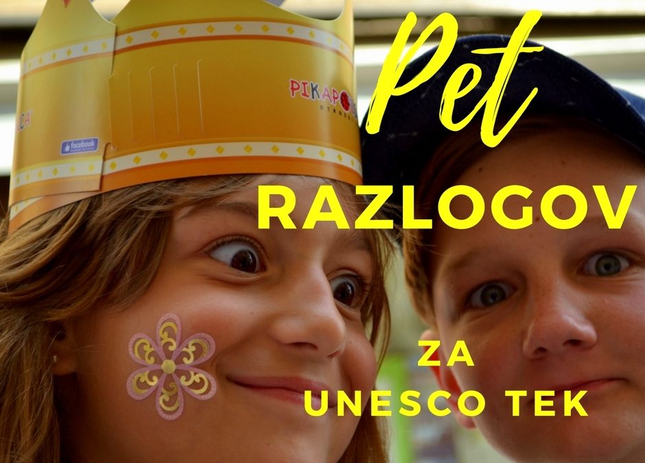 PET razlogov za PETI UNESCO ASP tek