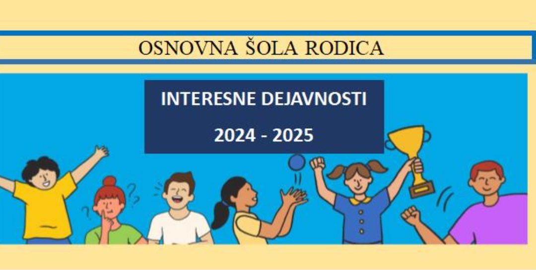 Interesne dejavnosti 2024/2025
