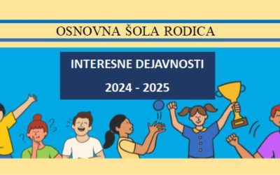 Interesne dejavnosti 2024/2025